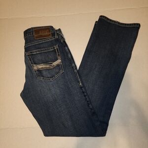 Ariat M5 Jeans Men's Size 29x34* Slim Fit Straight Leg Blue Denim Low Rise